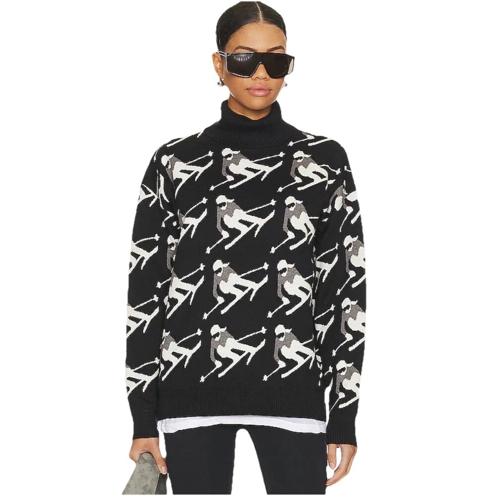 Alp N Rock Desi Sweater M Turtleneck all-over skier jacquard pattern